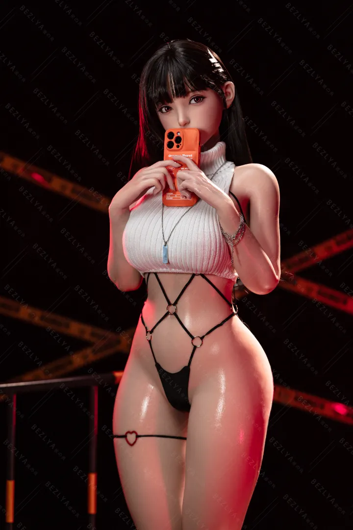 155cm (5ft1) E罩杯 輕量化 矽膠 性愛娃娃, ROS 头部 Violet